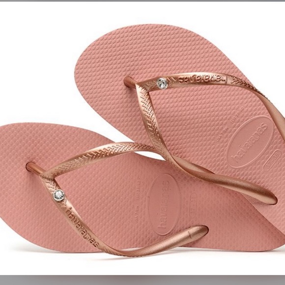 Havaianas | Shoes | Havaianas Swarovski Slim Crystal Glamour Flip Flop |  Poshmark